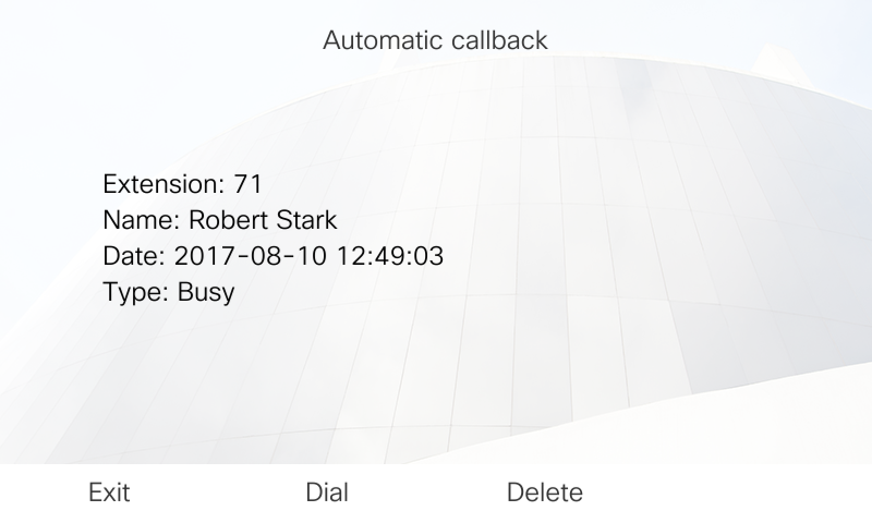 Automatic pop-up for set call-back request after time interval